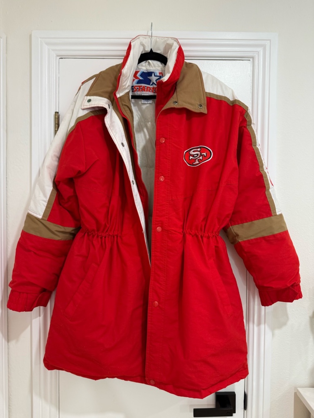 Vintage STARTER 49ers Puffer Jacket